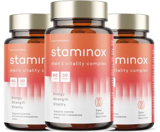 3 × Staminox-purkki